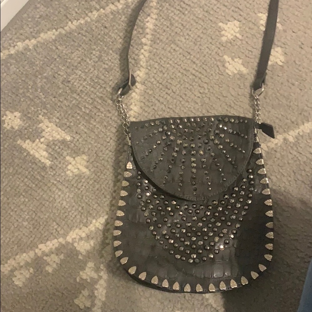 Jeweled western crossbody